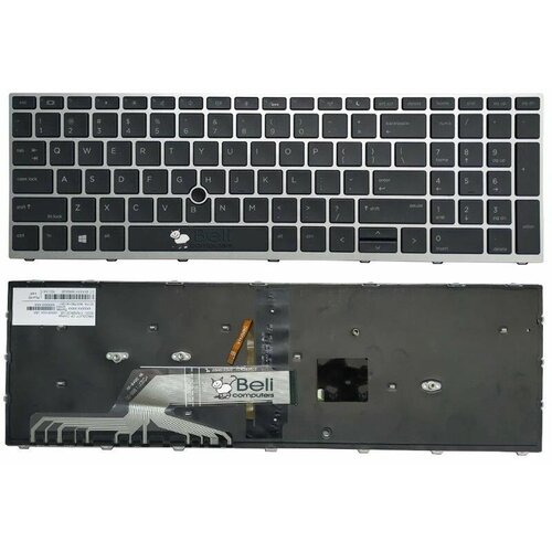 Hp tastatura za laptop ProBook 650 G4 650 G5 mali enter sa ramom i pozadinskim osveteljenjem ( 109298 ) Slike