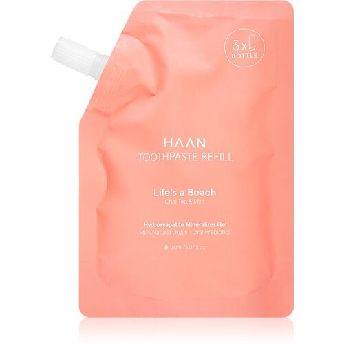 Haan Toothpaste Life&amp;#039;s a Beach zobna pasta brez fluorida nadomestno polnilo 150 ml Slike