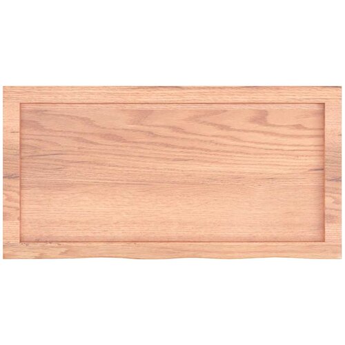  Kupaonska radna ploča svjetlosmeđa 80x40x(2-4) cm masivno drvo Slike