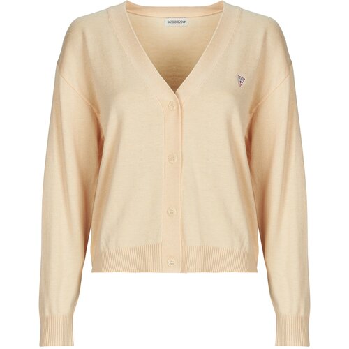 Guess Telovniki &amp;amp; Jope GJ LS VN MINI TRIANGLE CARDI Bež Slike