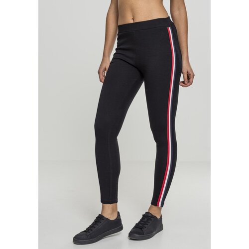UC Ladies Women&amp;#039;s 3-Tone Strappy Leggings Black/Tan/White/Navy Slike