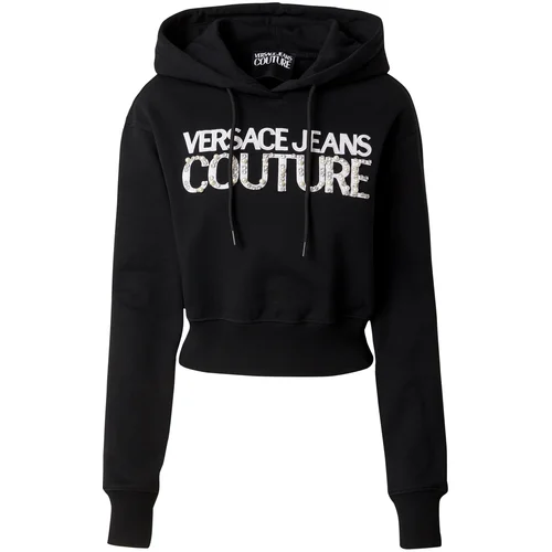 Versace Jeans Couture Sweater majica crna / bijela