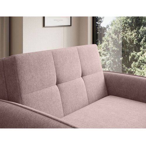 ELTAP Rožnata raztegljiva/s prostorom za shranjevanje sedežna garnitura iz &amp;scaron;enilje 102 cm Laine &amp;ndash; Slike