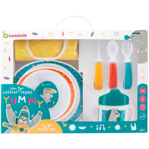 Babymoov Set za hranjenje beba Yummy, 7 delova, Plavi Cene