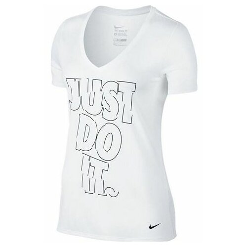 Nike ženska majica W NK DRY TEE LEG VNECK JDI 833856-100 Slike