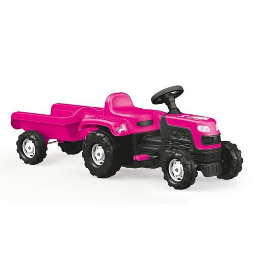 Dolu ranchero traktor sa prikolicom na pedale - unicorn ( 025081 ) Slike