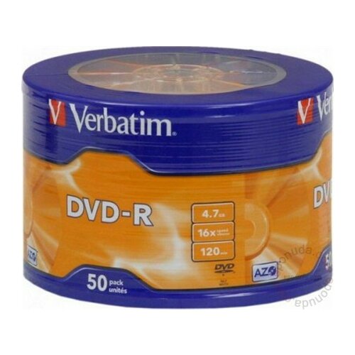 Verbatim Dvd-R 4.7Gb 16X 50S disk Slike