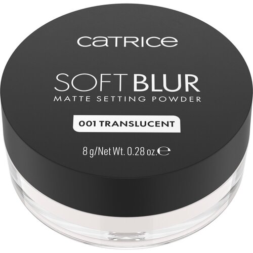 Catrice Soft Blur Matte fiksacijski puder v prahu odtenek 001 Translucent 8 g Slike