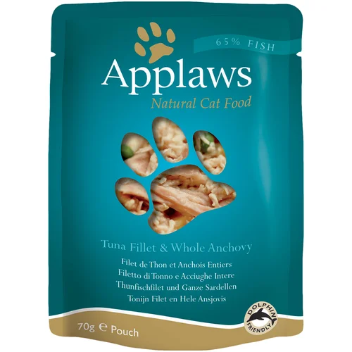 Applaws Mega pakiranje 12 x 70 g - Tuna & sardele