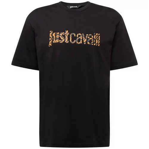 Just Cavalli Majica mešane barve / črna