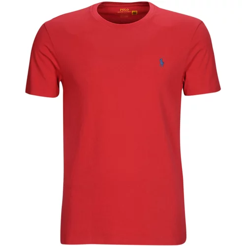 Polo Ralph Lauren Majice s kratkimi rokavi T-SHIRT AJUSTE EN COTON Rdeča