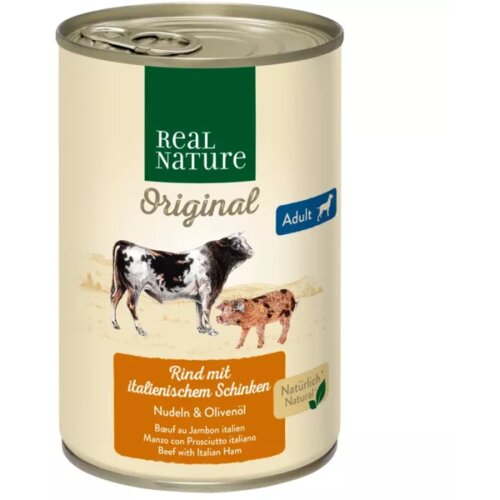 Real Nature Adult govedina i talijanska šunka 400 g Cene