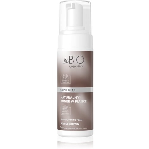 beBIO Natural Foam Toner Warm Brown tonirana pena za lase 120 ml Cene