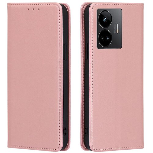 INORCO Usnjena torbica za telefon Realme GT Neo 5 5G/GT Neo 5 240W 5G/GT3 5G, stojalo za denarnico s telečjo teksturo, magnetni pokrov, (22036108) Slike