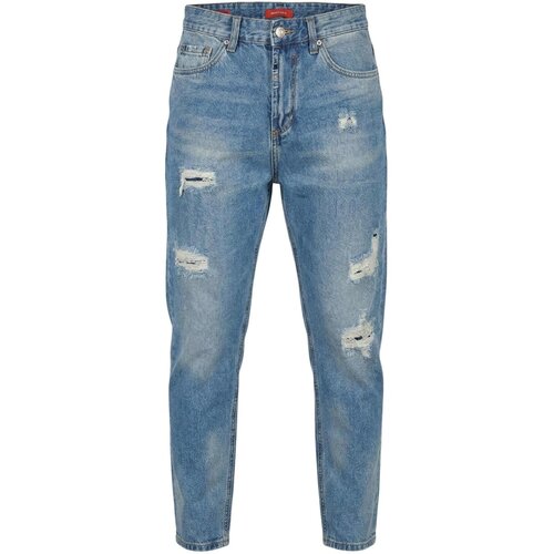 Gianni Lupo Mom-jeans GL6517Q - Cooper Carrot Modra Slike