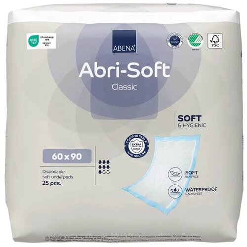 Abena Abri Podmetač za krevet Classic Soft, 60x90cm, 25 komada Cene