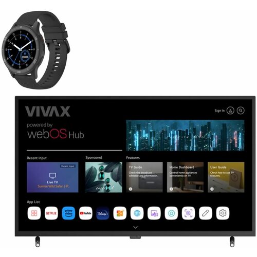Vivax 43S60WO imago led televizor + life pro pametni sat Slike