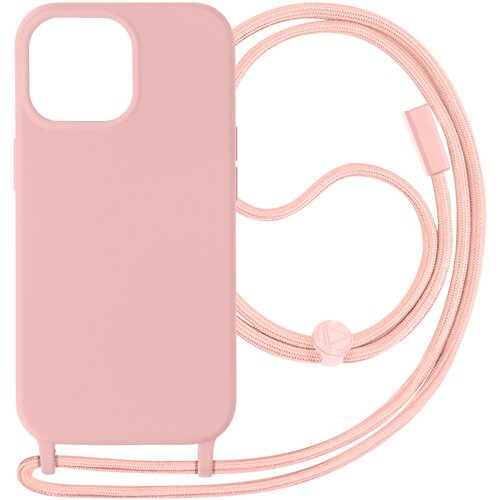 AVIZAR iPhone 15 Pro Max Semi-Rigid Cord Case, serija Corda - roza, (20886261) Cene