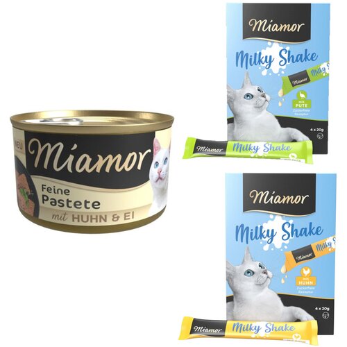  24x85g Miamor paštete + 4x20g Miamor Milky Shake puretina/piletina gratis! - Jaje i piletina Cijene