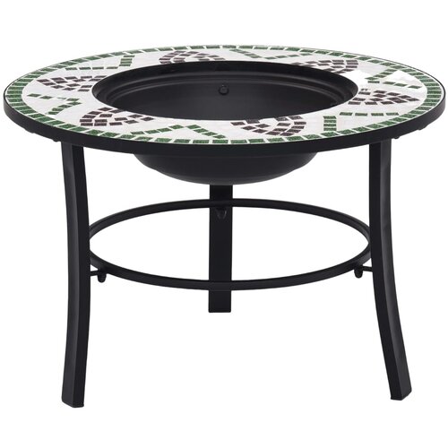 vidaXL Kurišče z mozaikom zeleno 68 cm keramika, (20759280) Cene