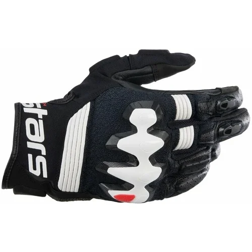 Alpinestars Halo Leather Gloves Black/White L Rukavice