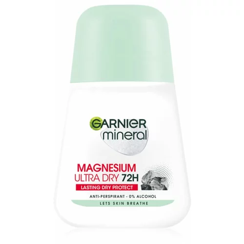Garnier Mineral Magnesium Ultra Dry 72h antiperspirant roll-on 50 ml za žene