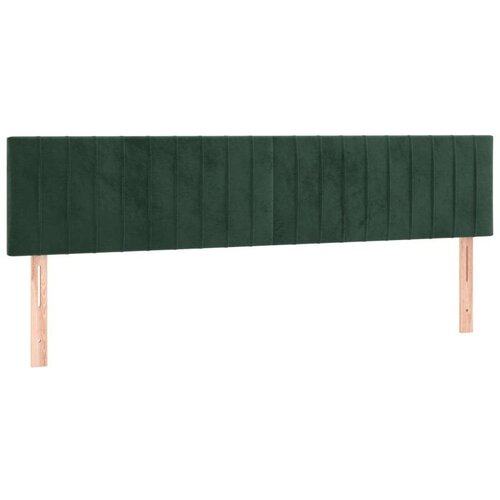  Uzglavlje tamnozeleno 180x5x78/88 cm bar&amp;scaron;unasto Slike