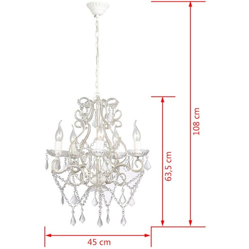  Luster sa 2800 Kristala E14 Slike