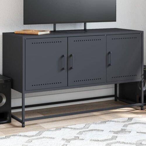 TV ormarić antracit 100,5x39x60,5 cm čelični Slike