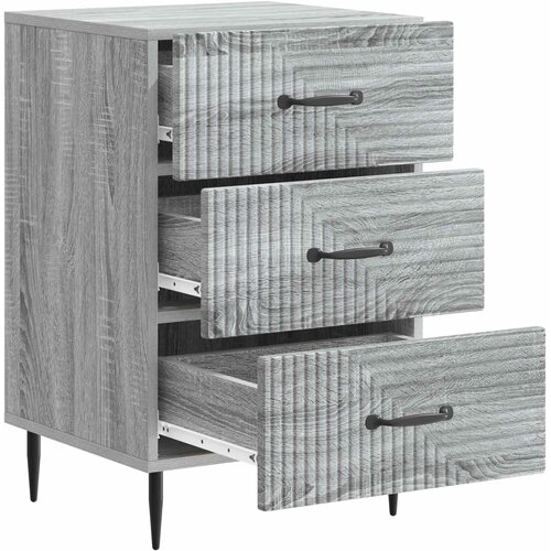  Noćni ormar Siva sonoma 43 x 41 x 66,5 cm Konstruirano drvo Slike