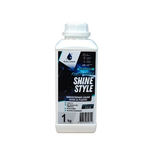 DOLONA SHINE STYLE 1 kg - Sjajno mleko za plastike Slike