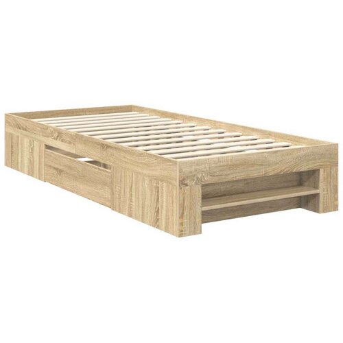  Okvir za krevet s uzglavljem Sonoma hrast 90 x 200 cm - sonoma hrast 90 x 200 cm Slike