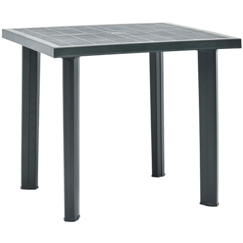 vidaXL Vrtna miza zelena 80x75x72 cm plastika, (20580664) Cene
