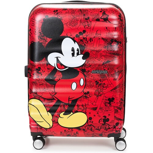 AMERICAN_TOURISTER AMERICAN TOURISTER potovalni kovček Wavebreaker Disney- Comics 67cm, rdeč Cene