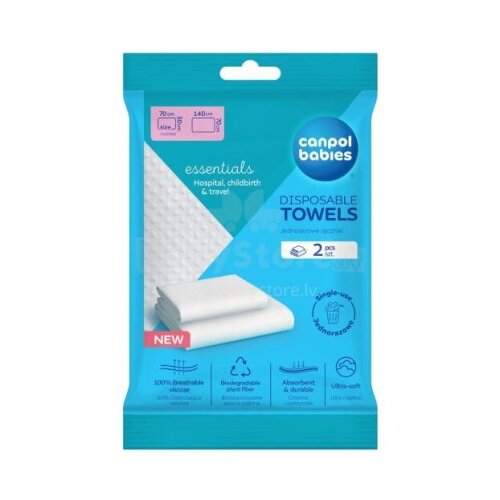 Canpol Disposable Towels jednokratni ručnici 2 kom Slike