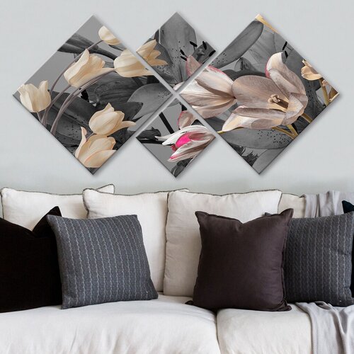 Wallity slika 4MDF1780975829, 60x115 cm, 4 dijela Cene