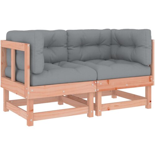 Maison Chic Kotni kavč - Sofa - Kanape z blazinami 2 kosa trden les douglas, (21727422) Cene