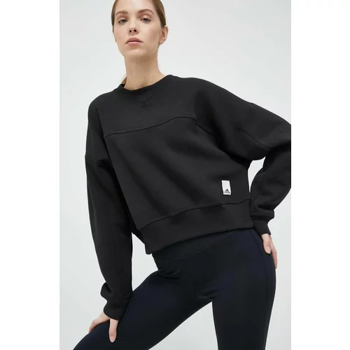 Adidas Bluza ženska, črna barva