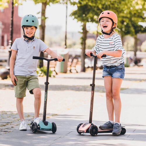 Scoot&amp;amp;Ride&amp;reg; otro&amp;scaron;ki skiro highwaykick 5 led peach Slike