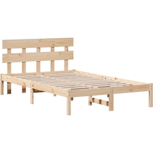vidaXL Krevetna Konstrukcija s Naslonom 140x190 cm Od Čvrstog Drva Cijene