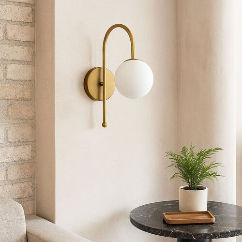 Opviq zidna lampa 242085, zlatne boje Cene