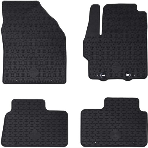  Auto tepih 4 pcs Crna Pogodno za Toyota AYGO X 2022- Guma Slike
