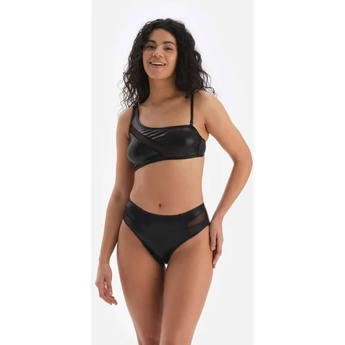 Dagi Black One-Shoulder Bikini Top