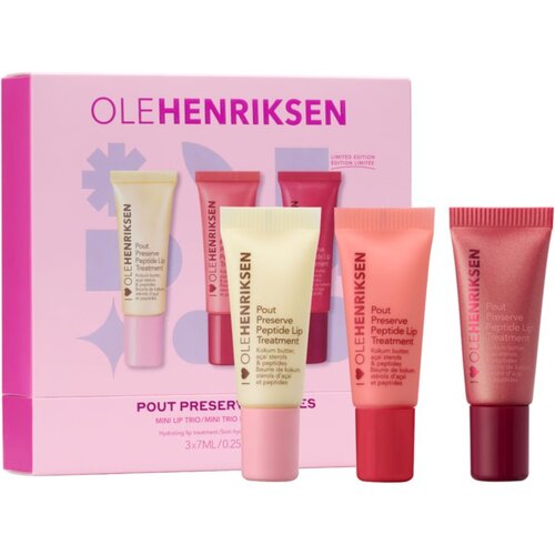 OLEHENRIKSEN Pout Preserve Mini Hydrating Peptide Lip Trio darilni set za ustnice Cene