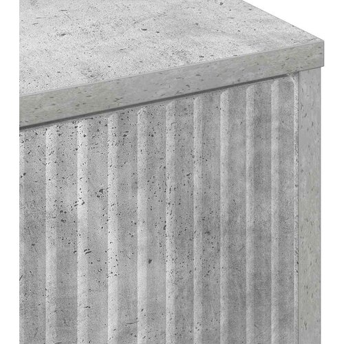 VidaXL Stolić za kavu Beton siva 90 x 49 x 46 cm Konstruirano drvo Slike