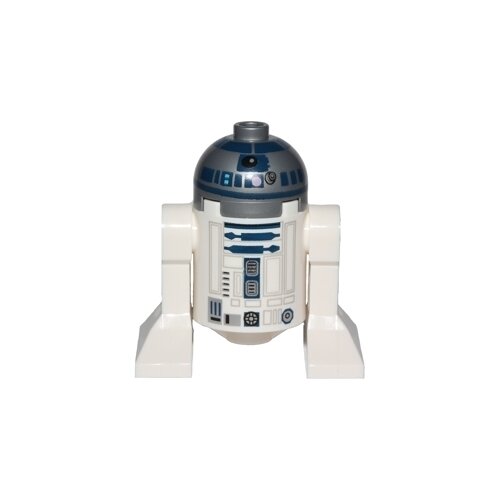 Lego Star Wars sw0527a Astromech Droid, R2-D2 - Flat Silver Head, Lavender Dots and Small Receptor Slike