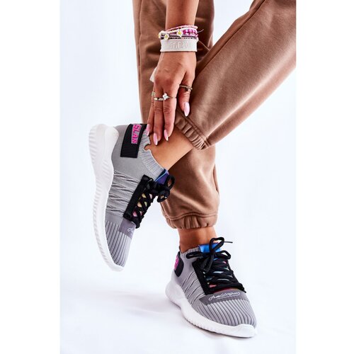 Kesi Women's Sport Shoes Slip-on Grey Klayra Slike