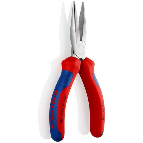 Knipex kle&amp;scaron;ta sa dugim poluokruglim čeljustima 140mm - hromirana (30 25 140) Slike