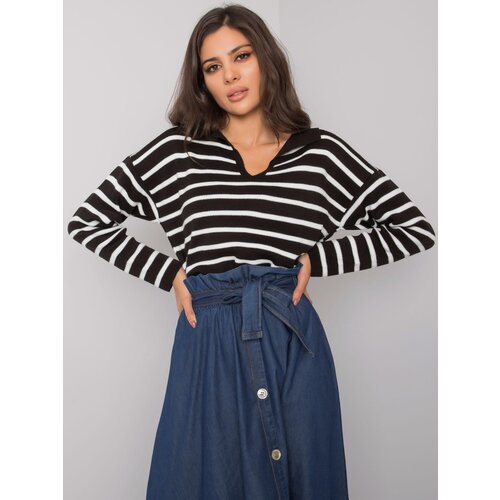 RUE PARIS Sweater-ASM-SW-14238.60-black-white Slike