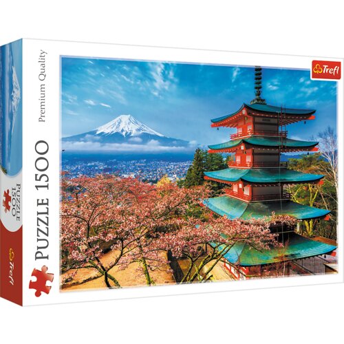 Puzzle 1500 - Mount Fuji / HUBER Trefl 26132 Slike